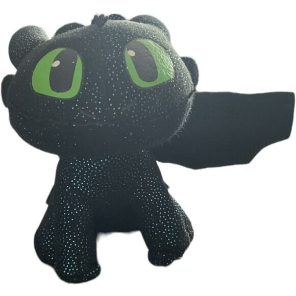 DreamWorks How To Train Your Dragon Toothless Plush 6" - Picture 3 of 5